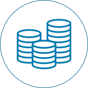 Crypto Staking Icon - Earning rewards by holding cryptocurrencies