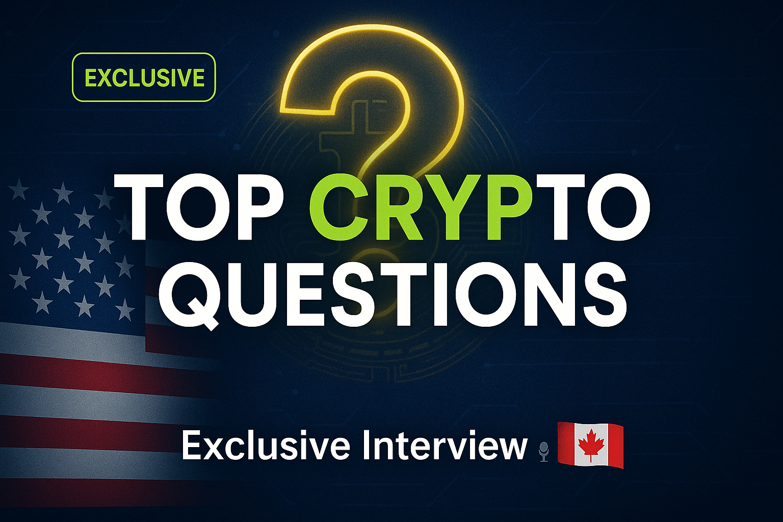 Exclusive Interview with @cryptoforcanadians