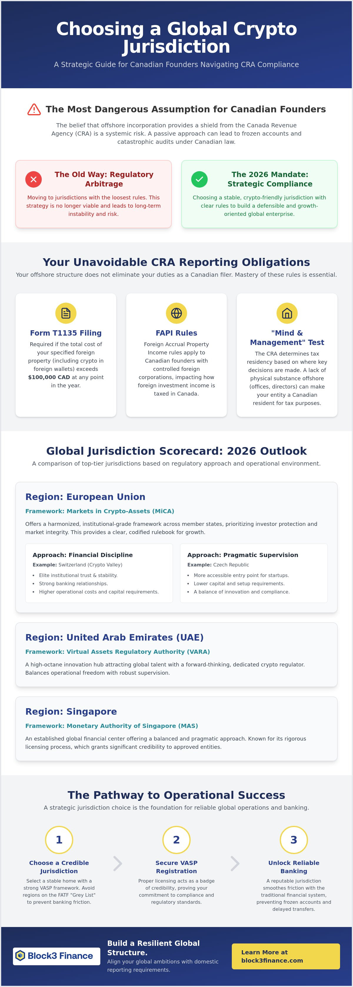 Choosing a jurisdiction for crypto business