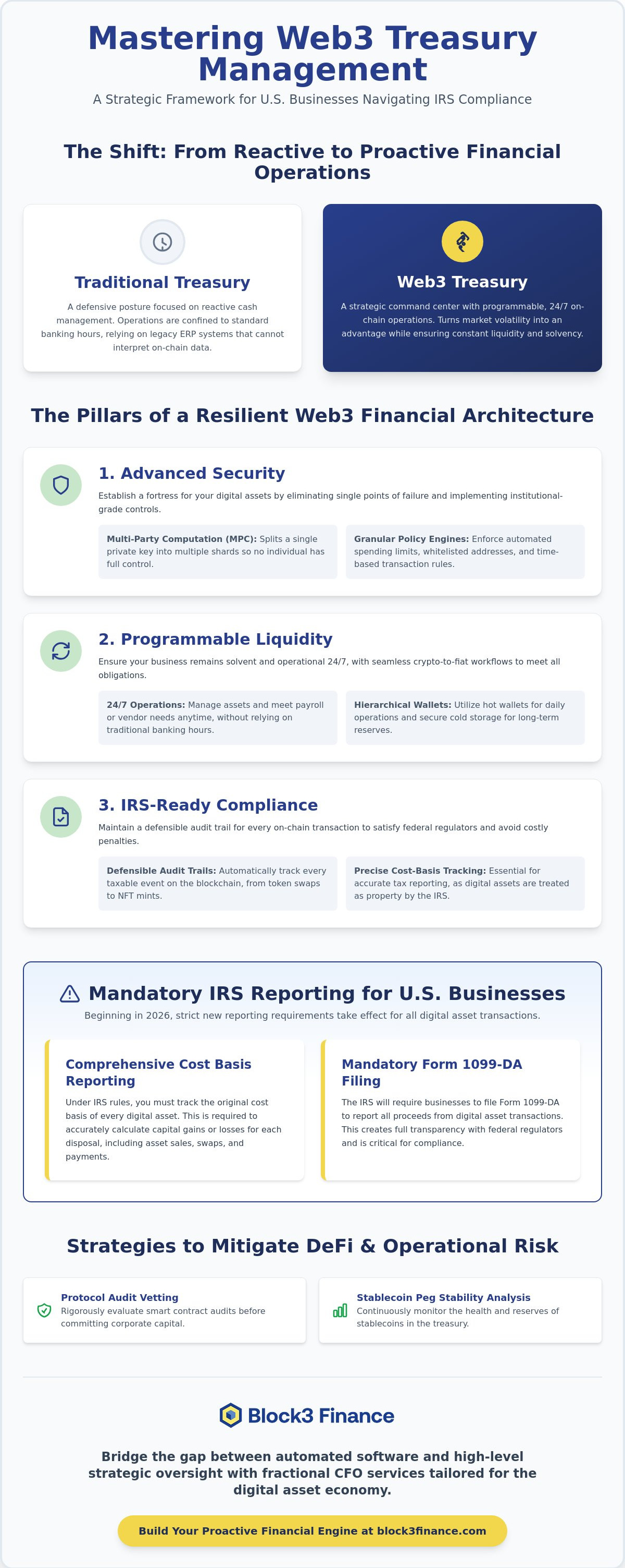 Web3 treasury management
