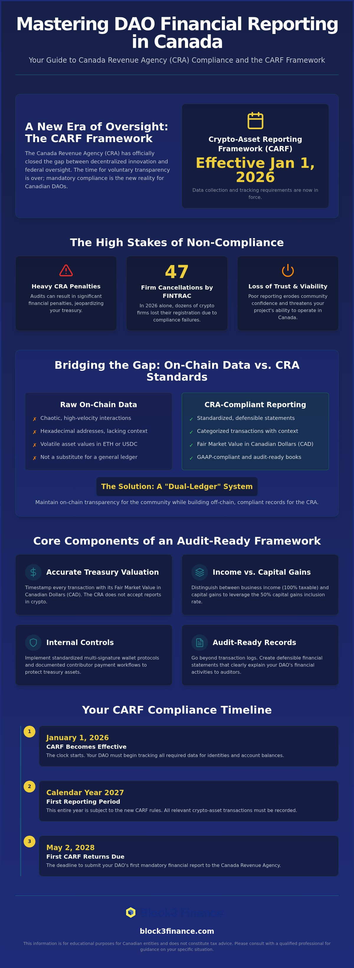 DAO financial reporting